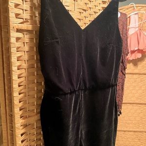 CLEARANCE! | Black velvet jumpsuit by Banana Republic